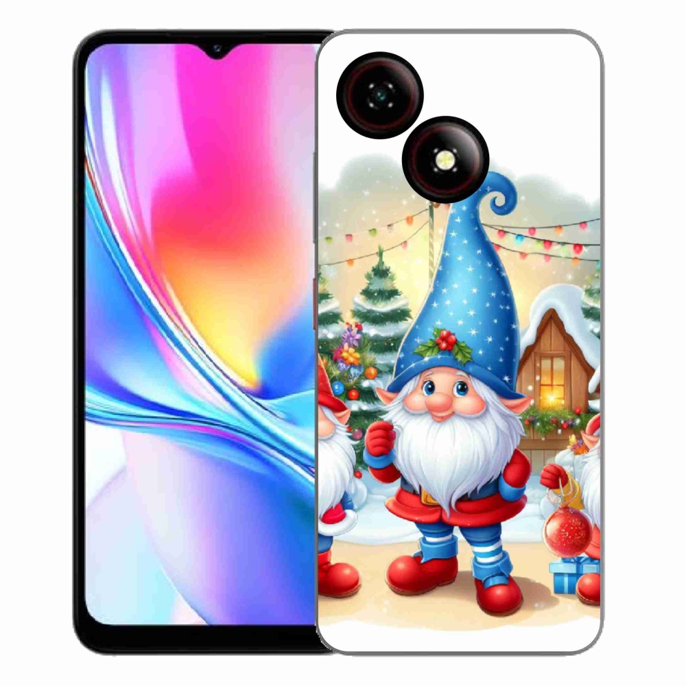 ZTE Blade A35E zselés tok mmCase - Karácsonyi manók
