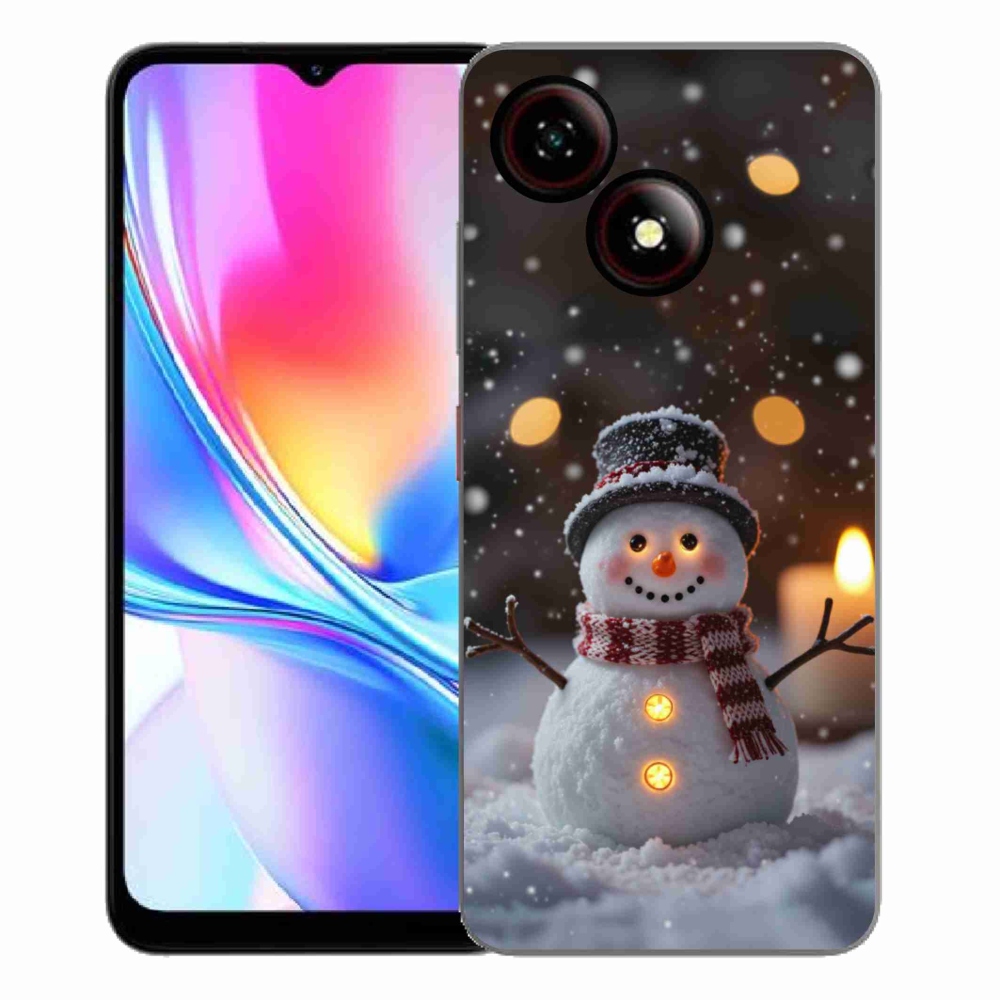 ZTE Blade A35E zselés tok mmCase - vidám hóember