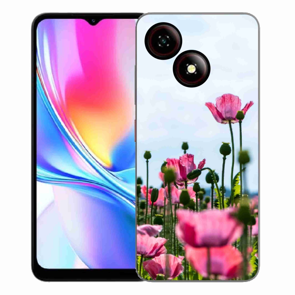 ZTE Blade A35E zselés tok mmCase - mákos színben