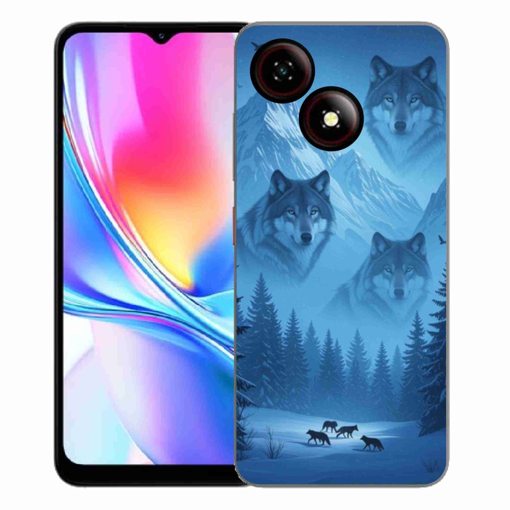 ZTE Blade A35E zselés tok mmCase - farkas csomag