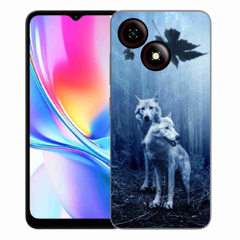 ZTE Blade A35E zselés tok mmCase - farkasok az erdőben