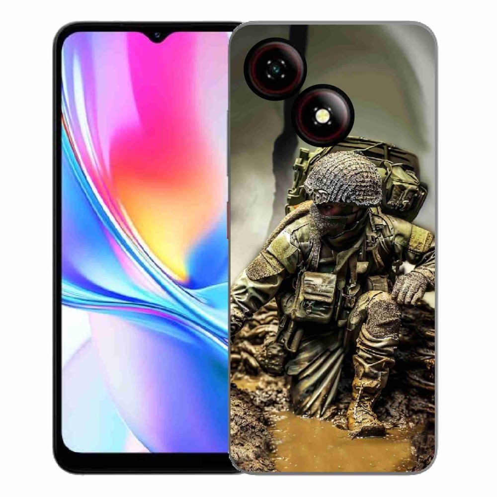 ZTE Blade A35E zselés tok mmCase - katona