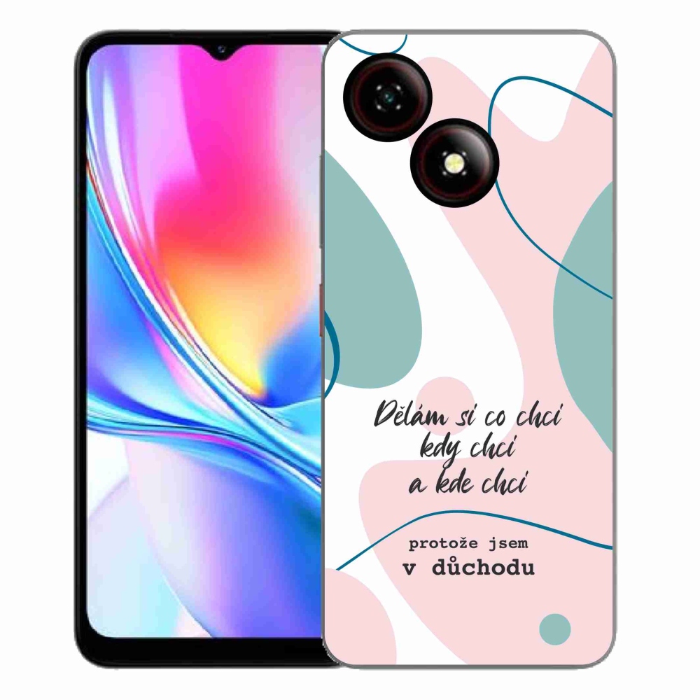 ZTE Blade A35E zselés borító mmCase - vicces szöveg 10 fehér háttér