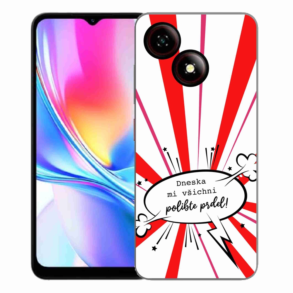 ZTE Blade A35E zselés borító mmCase - vicces szöveg 15 fehér háttérrel