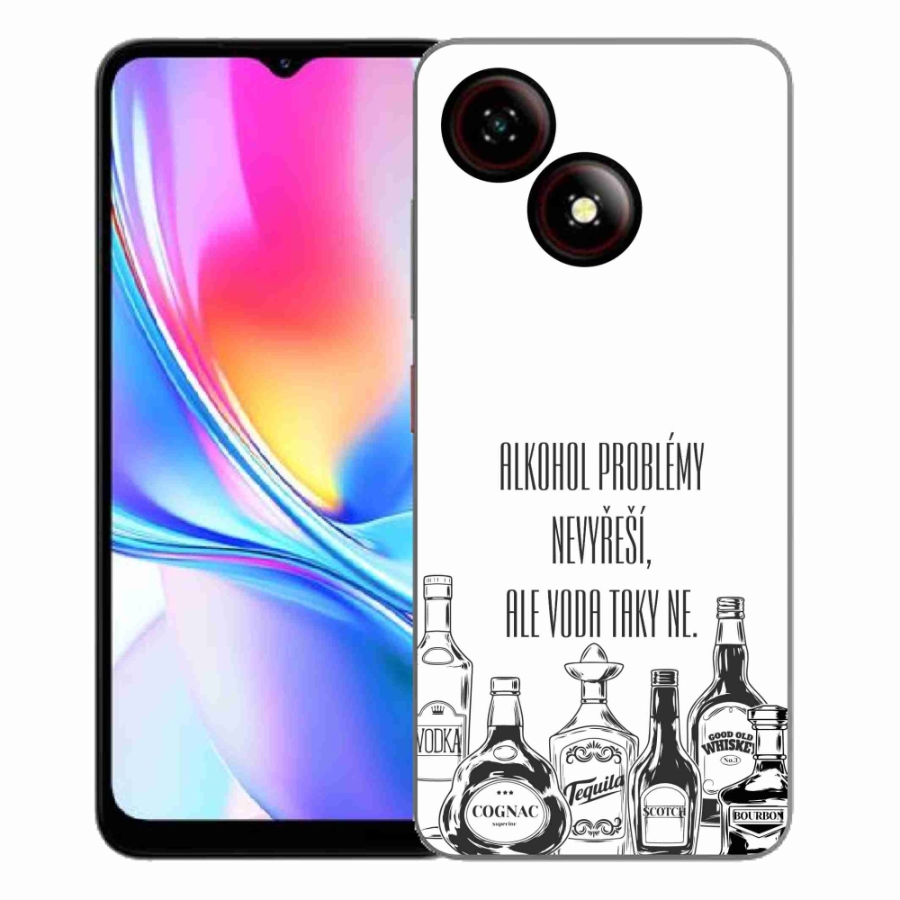 ZTE Blade A35E zselés borító mmCase - vicces szöveg fehér háttérrel
