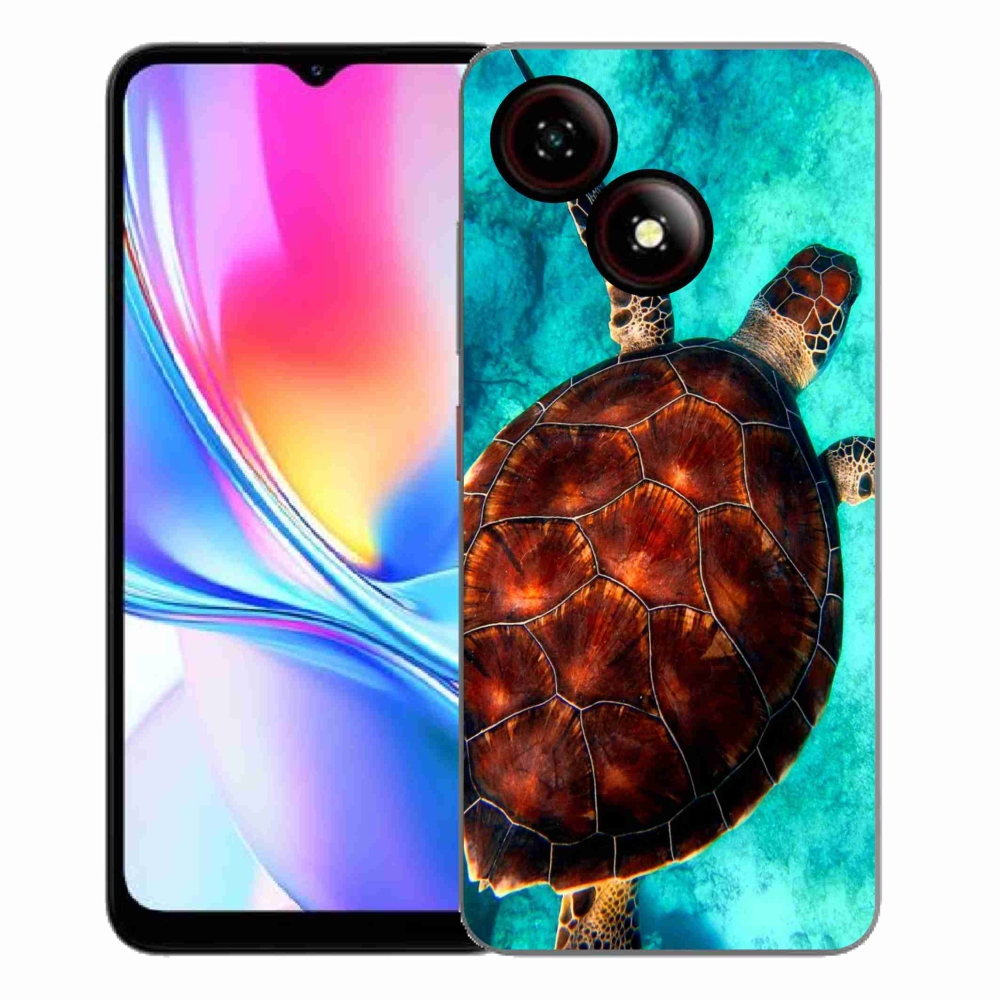 ZTE Blade A35E zselés tok mmCase - teknősbéka