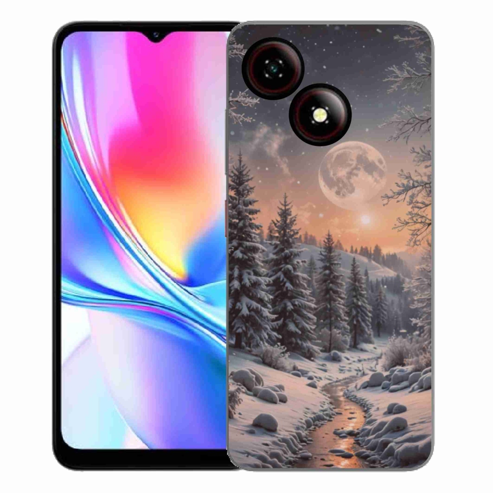 ZTE Blade A35E zselés tok mmCase - téli táj 2