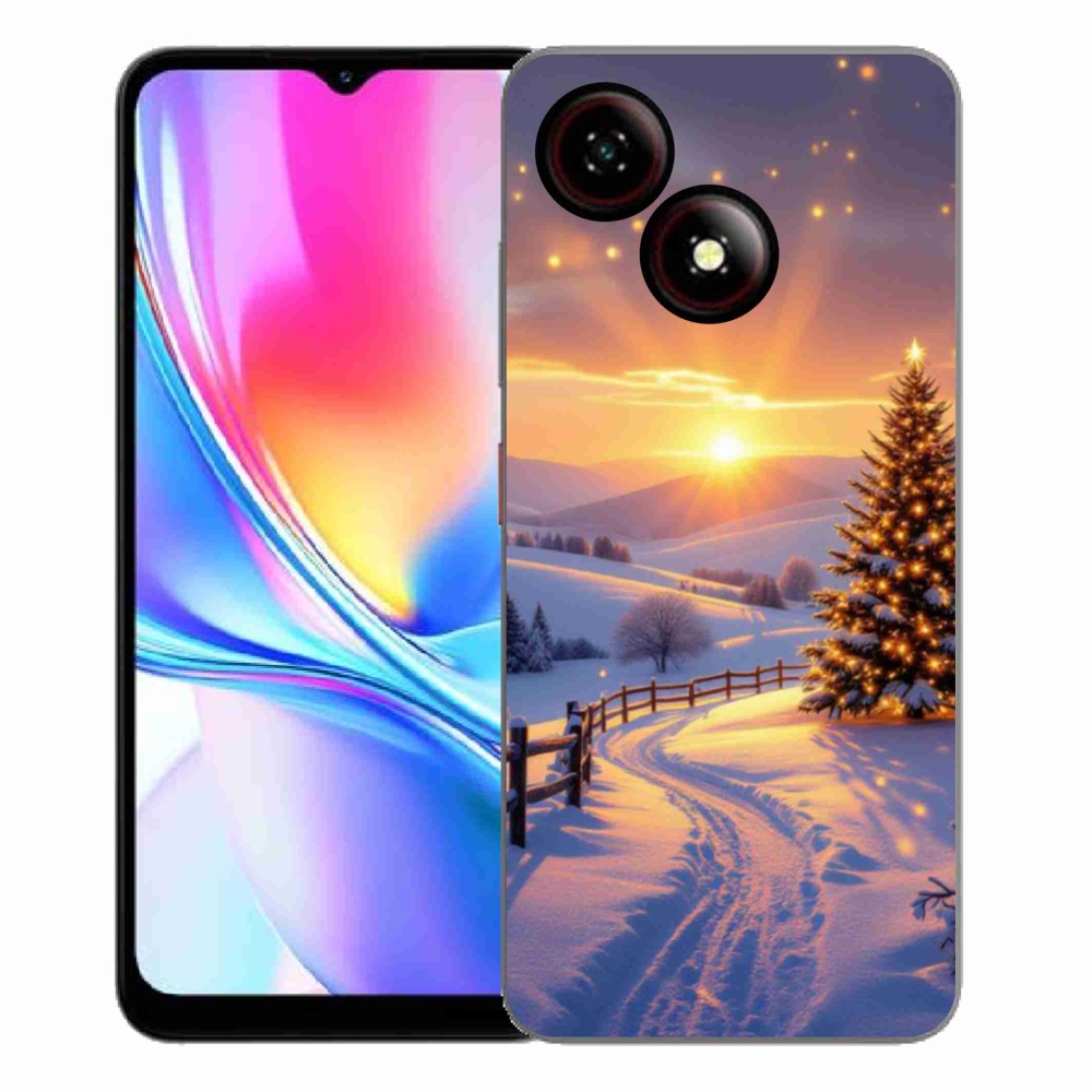 ZTE Blade A35E zselés borítás mmCase - téli tájkép
