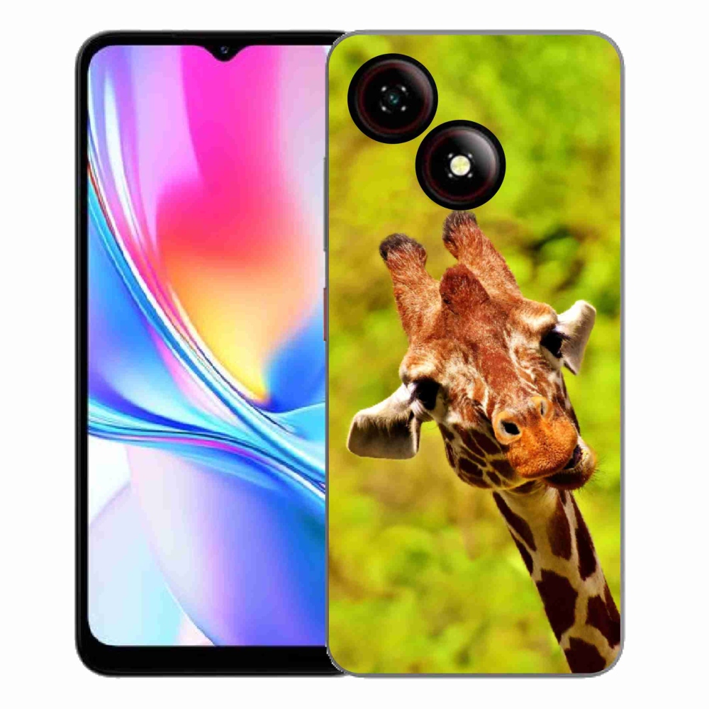 ZTE Blade A35E zselés tok mmCase - zsiráf
