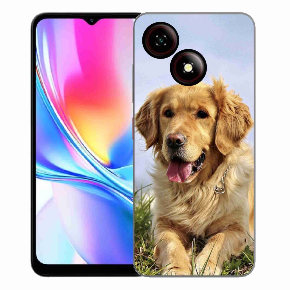 ZTE Blade A35E zselés tok mmCase - arany retriever
