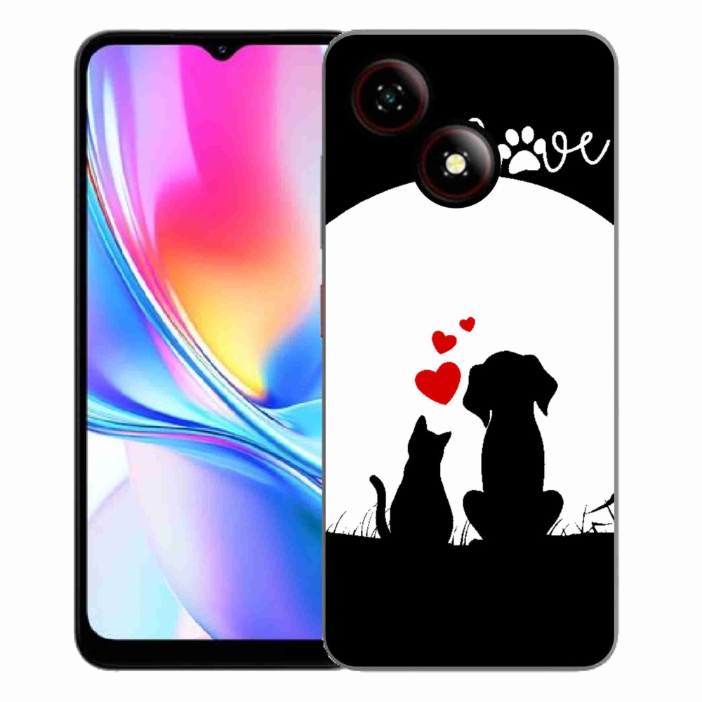 ZTE Blade A35E zselés borító mmCase - állati szeretet