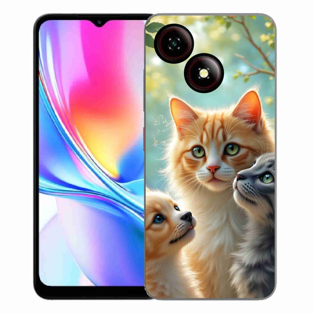 ZTE Blade A35E zselés borítás mmCase - állati barátság 2