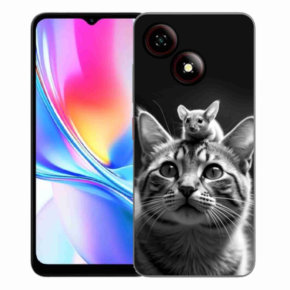 ZTE Blade A35E zselés borító mmCase - állati barátság 2