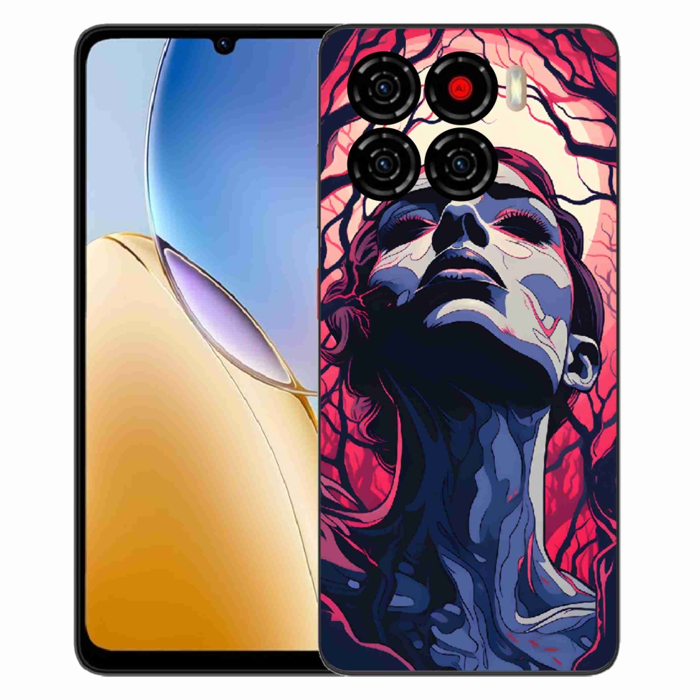 ZTE Blade A56 zselés borítás mmCase - absztrakt arc