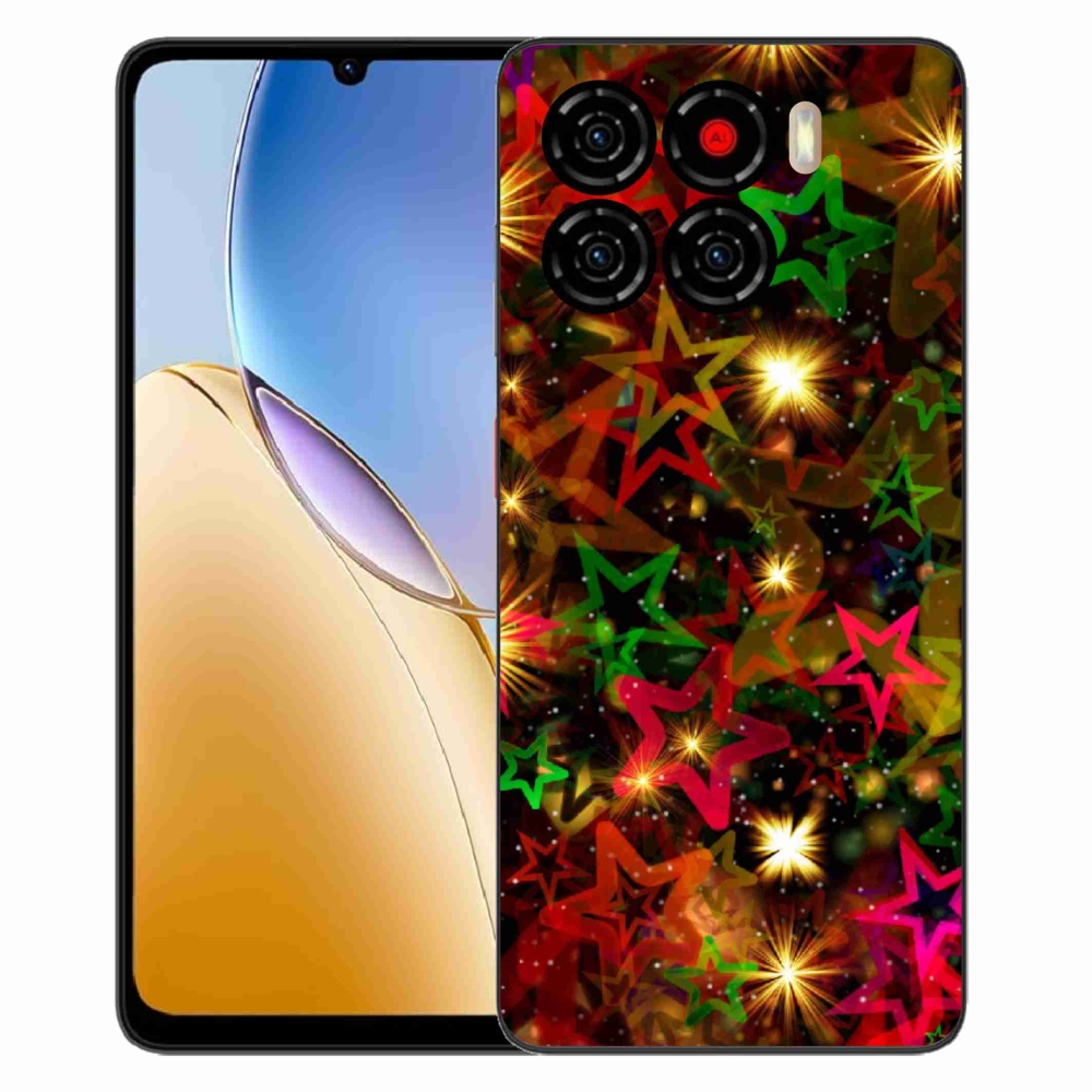 ZTE Blade A56 zselés tok mmCase - színes csillagok