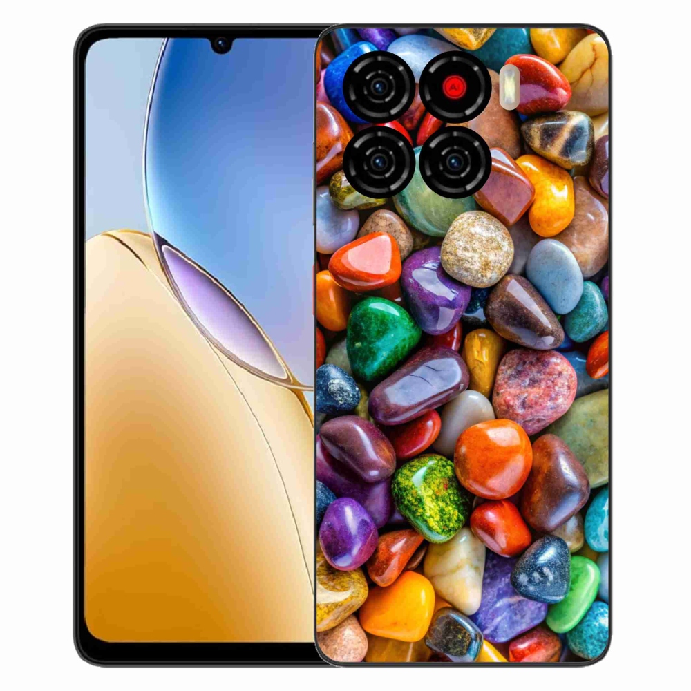 ZTE Blade A56 zselés tok mmCase - színes strasszkövek