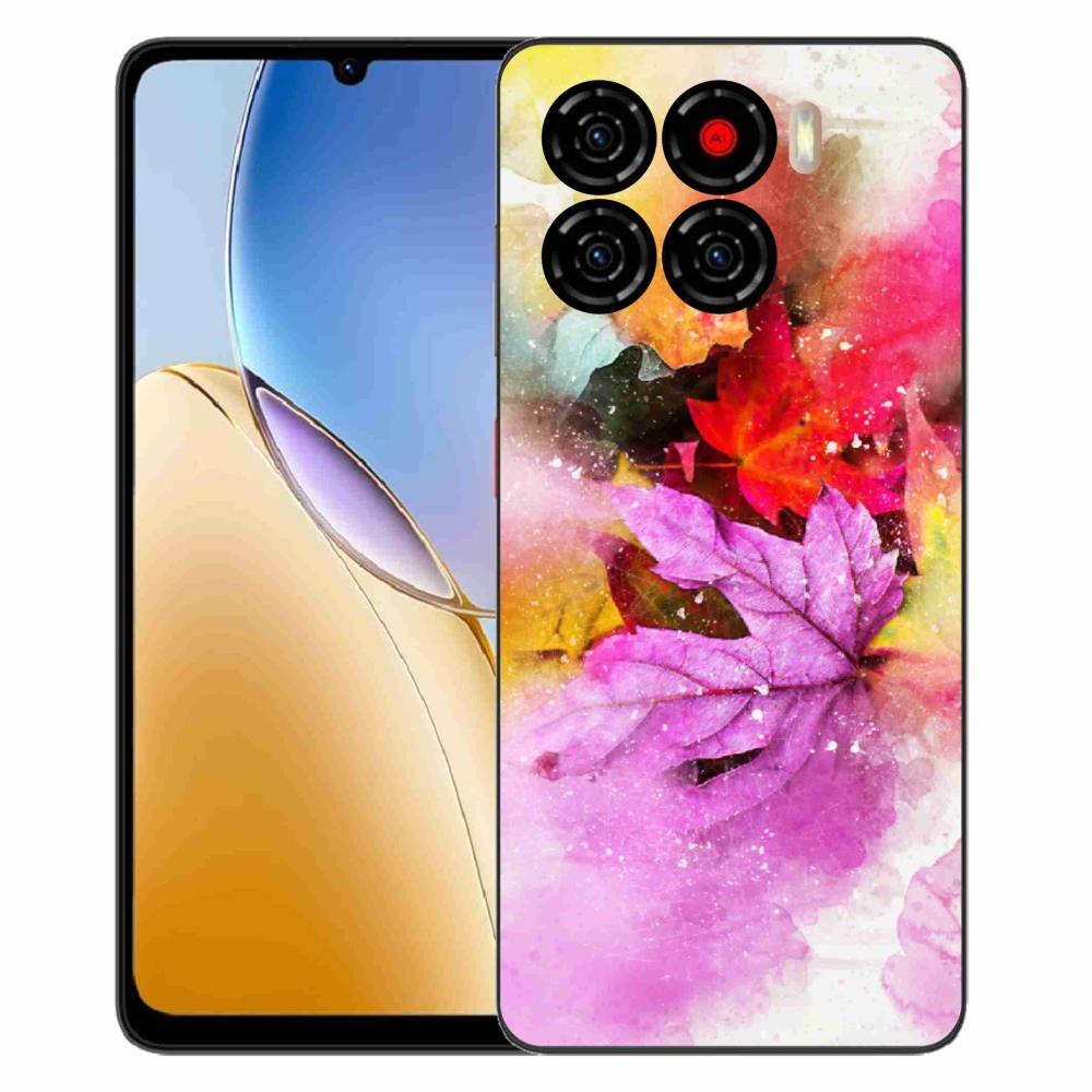 ZTE Blade A56 zselés tok mmCase - színes levelek