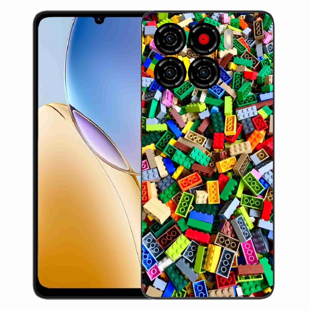 ZTE Blade A56 zselés borító mmCase - színes építőelemek