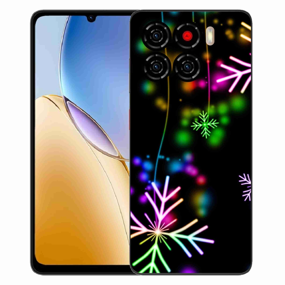 ZTE Blade A56 zselés borítás mmCase - színes pelyhekkel