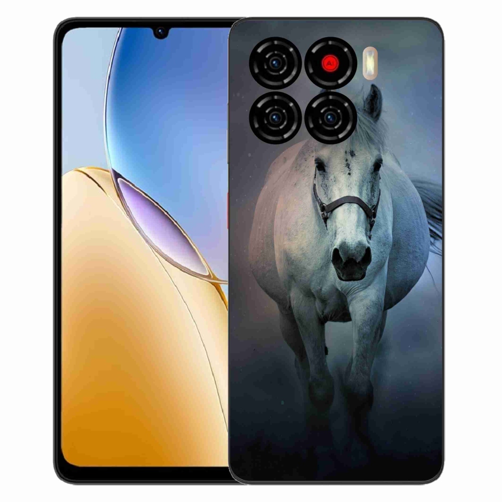 ZTE Blade A56 zselés borítás mmCase - futó fehér ló