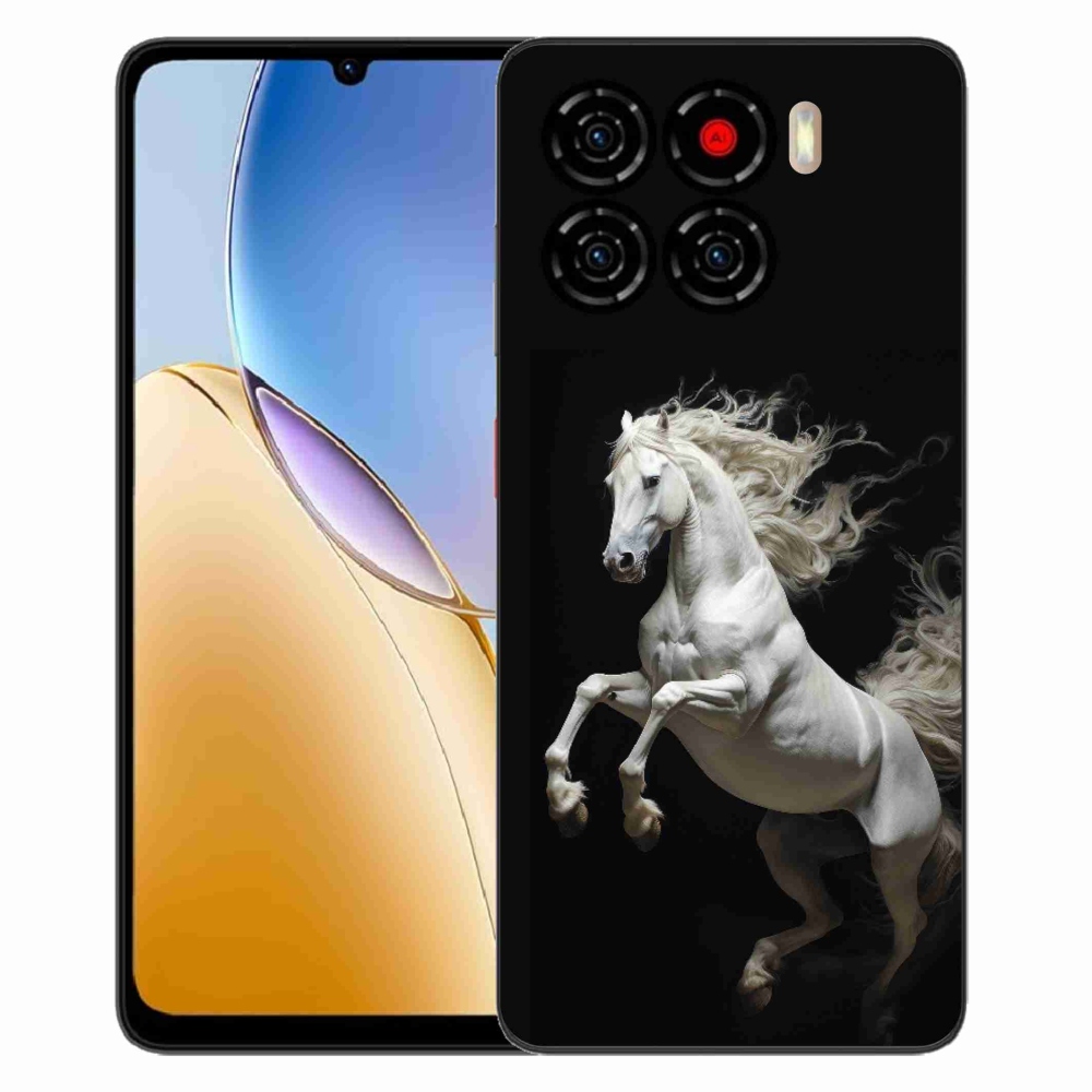 ZTE Blade A56 zselés tok mmCase - fehér ló 4