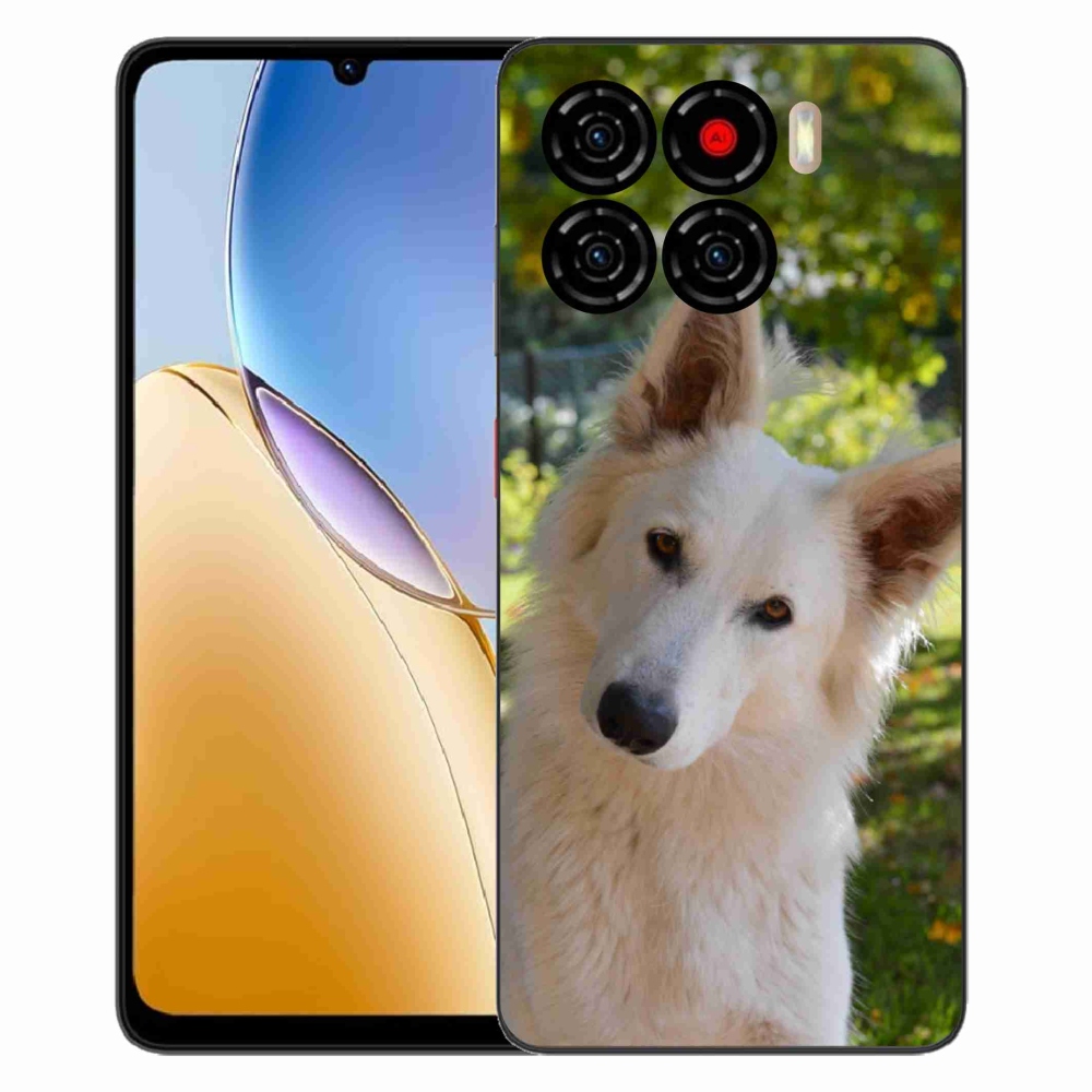 ZTE Blade A56 zselés tok mmCase - fehér svájci pásztor 1