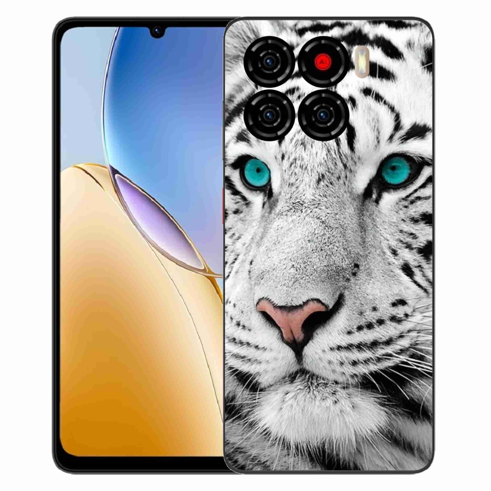 ZTE Blade A56 zselés tok mmCase - fehér tigris
