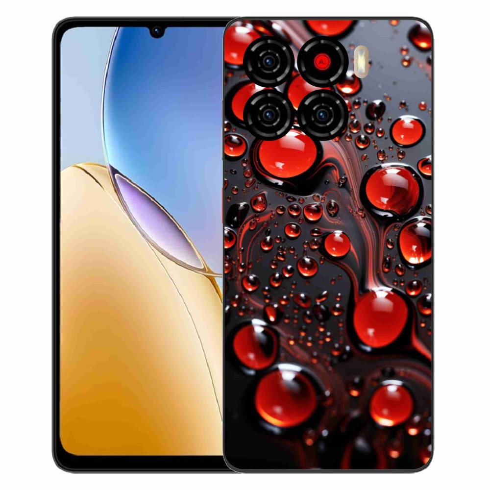 ZTE Blade A56 zselés tok mmCase - piros csepp 2