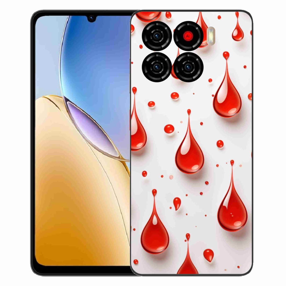 ZTE Blade A56 zselés tok mmCase - piros cseppek