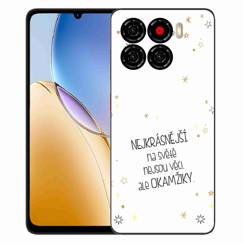 ZTE Blade A56 zselés borítás mmCase - idézet 4 fehér háttér