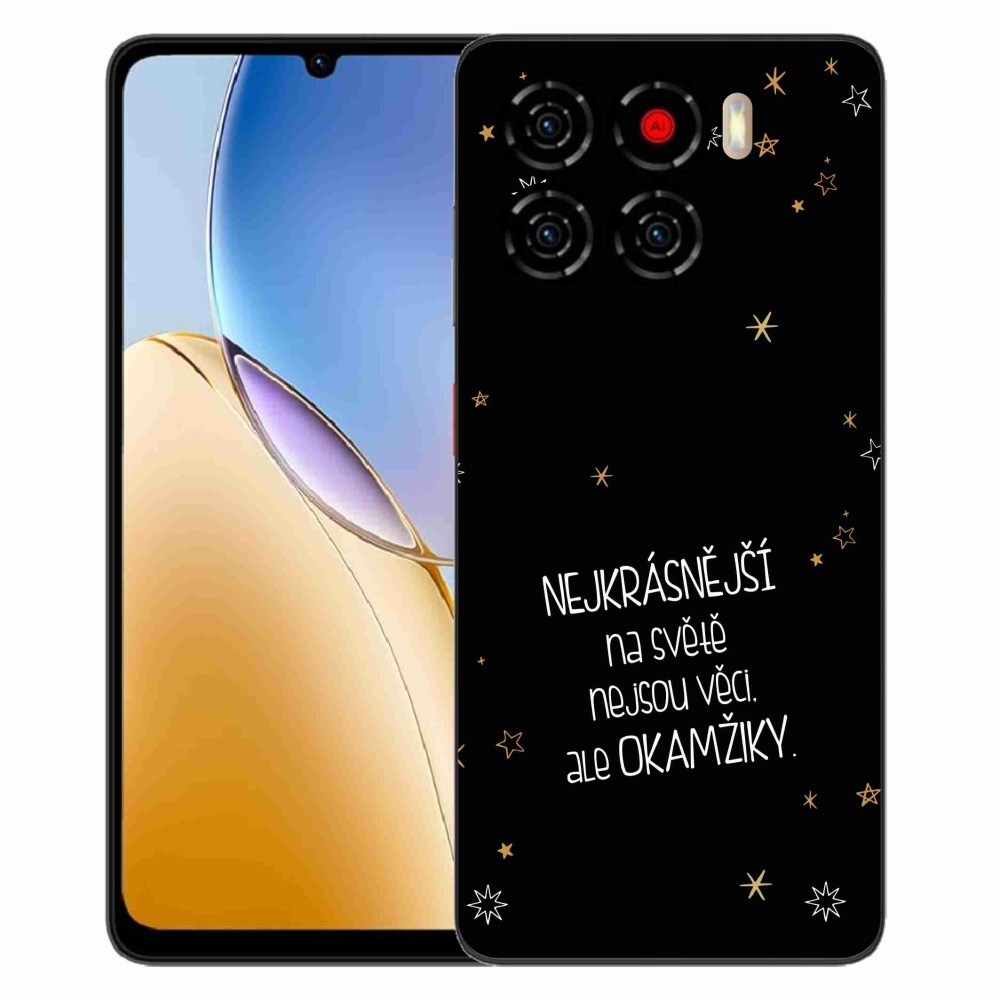 ZTE Blade A56 zselés borítás mmCase - idézet 4 fekete háttér