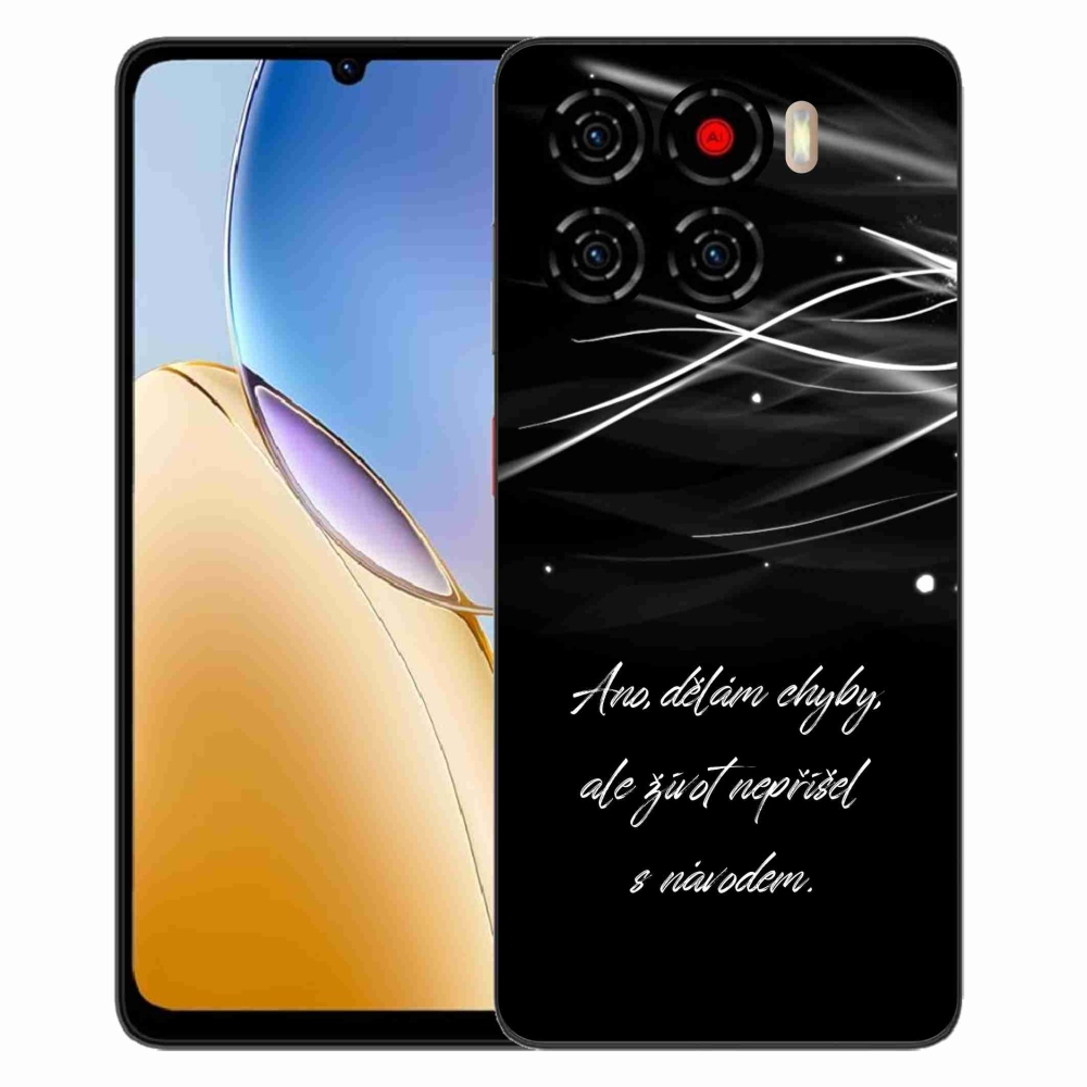 ZTE Blade A56 zselés borítás mmCase - idézem fekete háttérrel