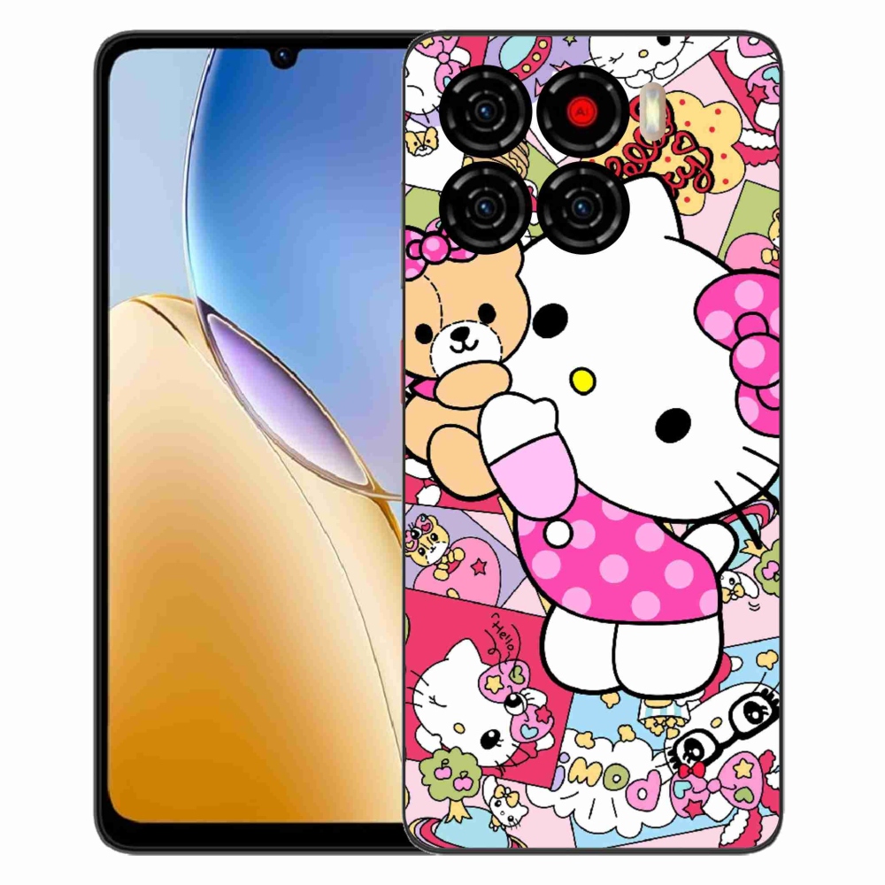 ZTE Blade A56 zselés tok mmCase - aranyos cica
