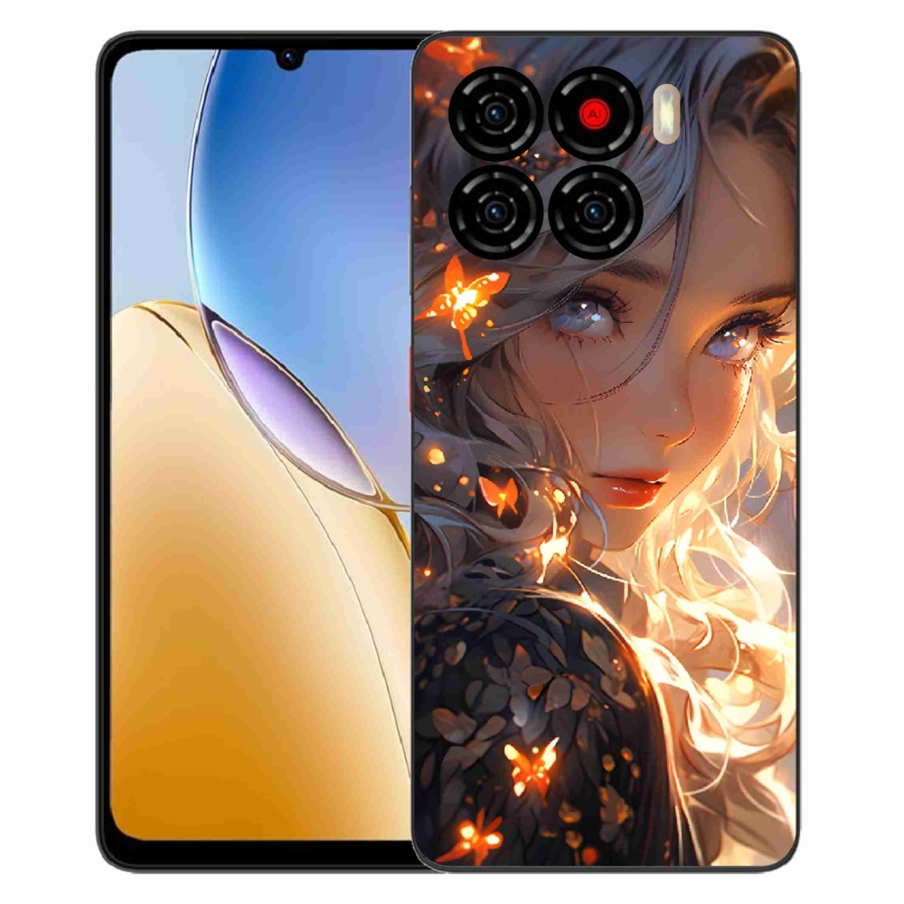 ZTE Blade A56 zselés borító mmCase - lány és pillangók