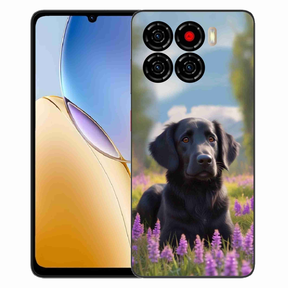 ZTE Blade A56 zselés tok mmCase - elegáns fekete retriever