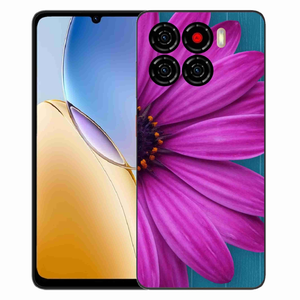 ZTE Blade A56 zselés tok mmCase - lila százszorszép