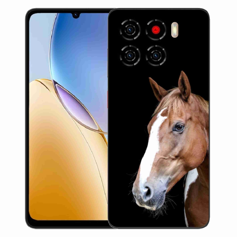 ZTE Blade A56 zselés tok mmCase - barna ló 3