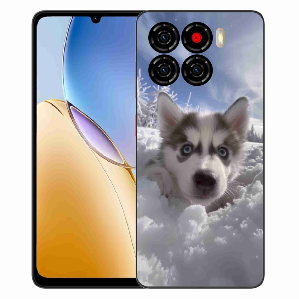 ZTE Blade A56 zselés tok mmCase - husky a hóban