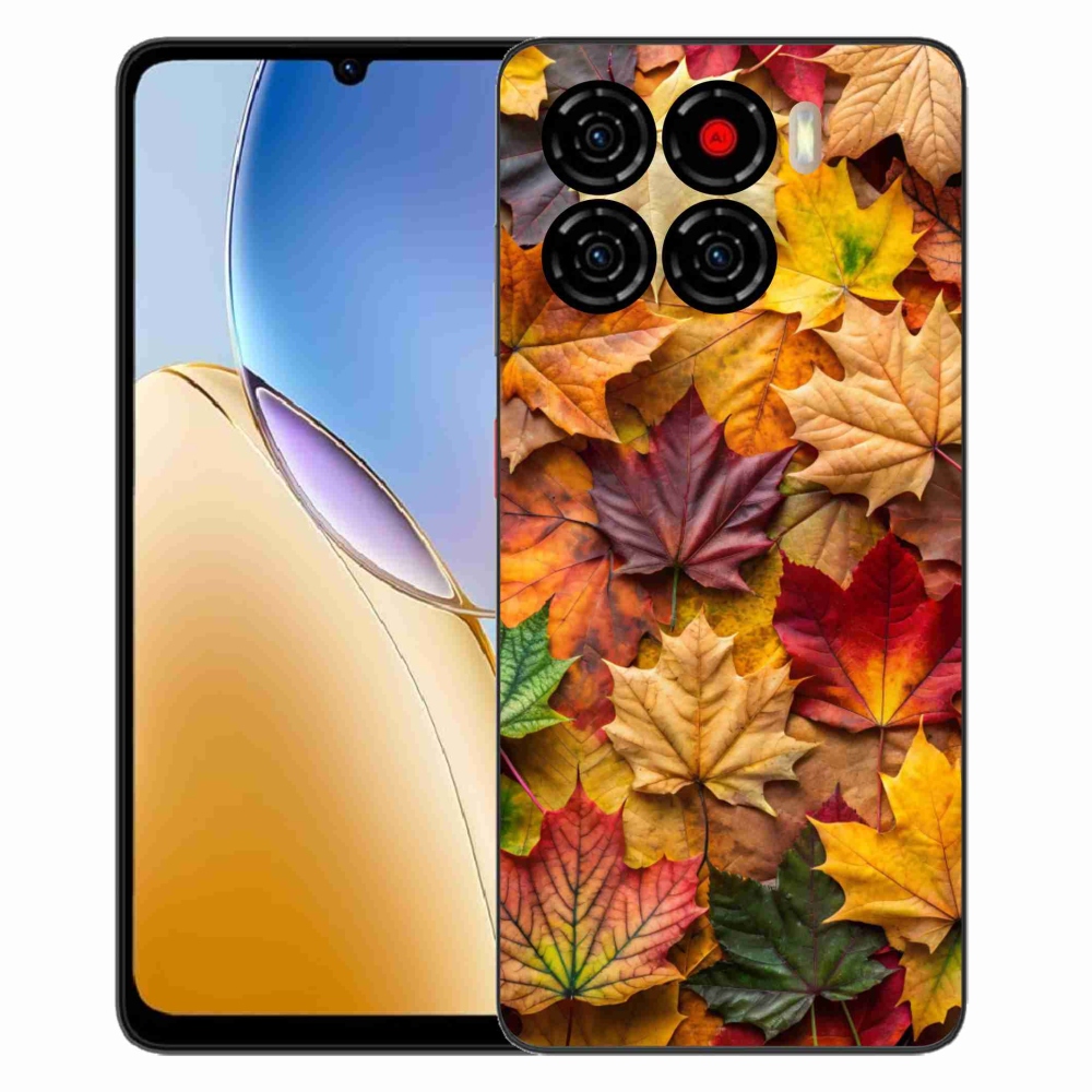 ZTE Blade A56 zselés tok mmCase - juharlevelek 2