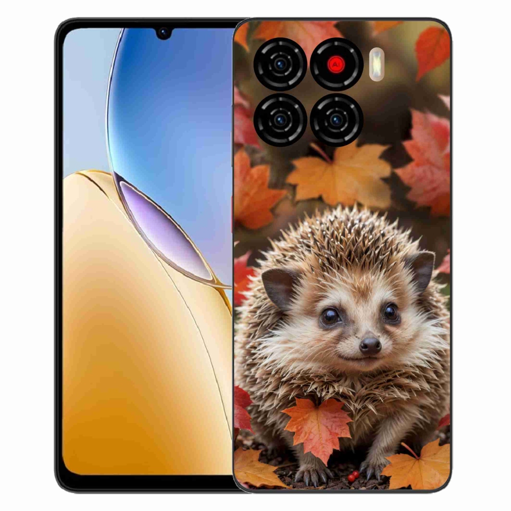 ZTE Blade A56 zselés tok mmCase - sün a levelekben