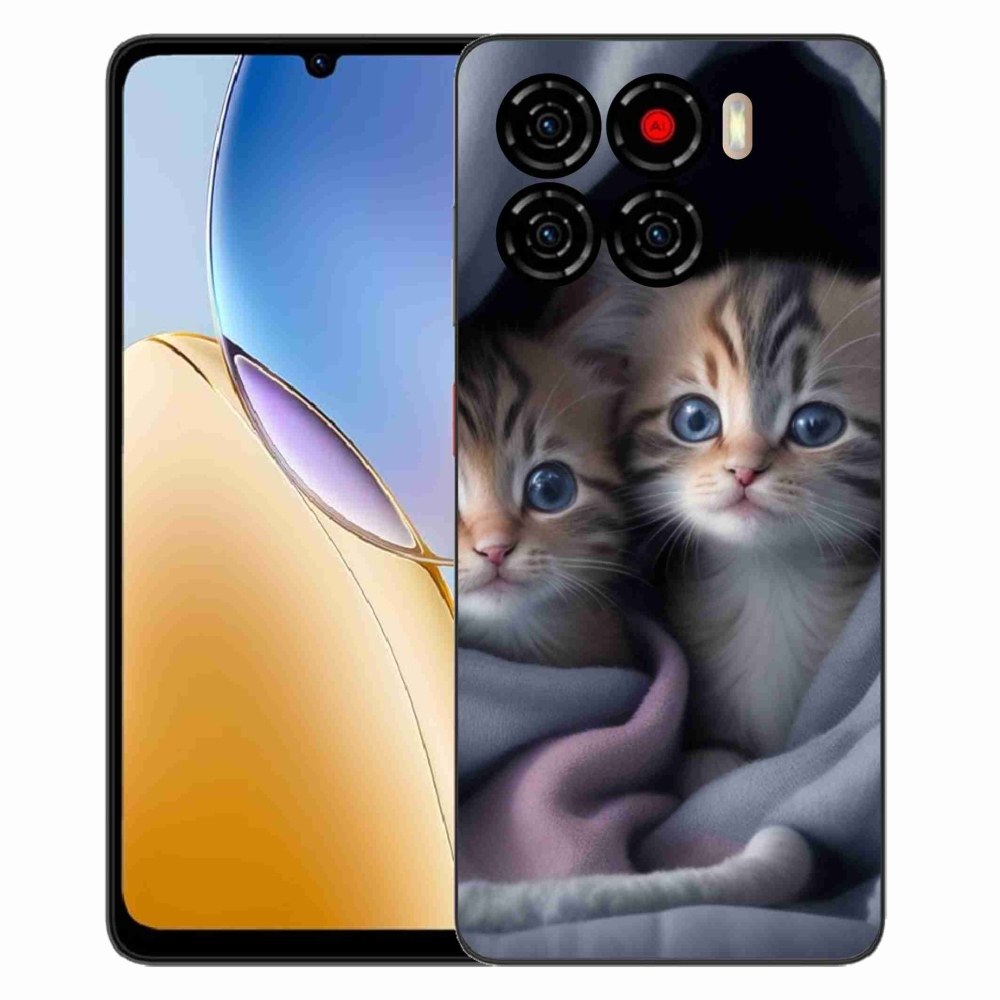 ZTE Blade A56 - cat duo 2 - zselés borítás mmCase tok a ZTE Blade A56-hoz