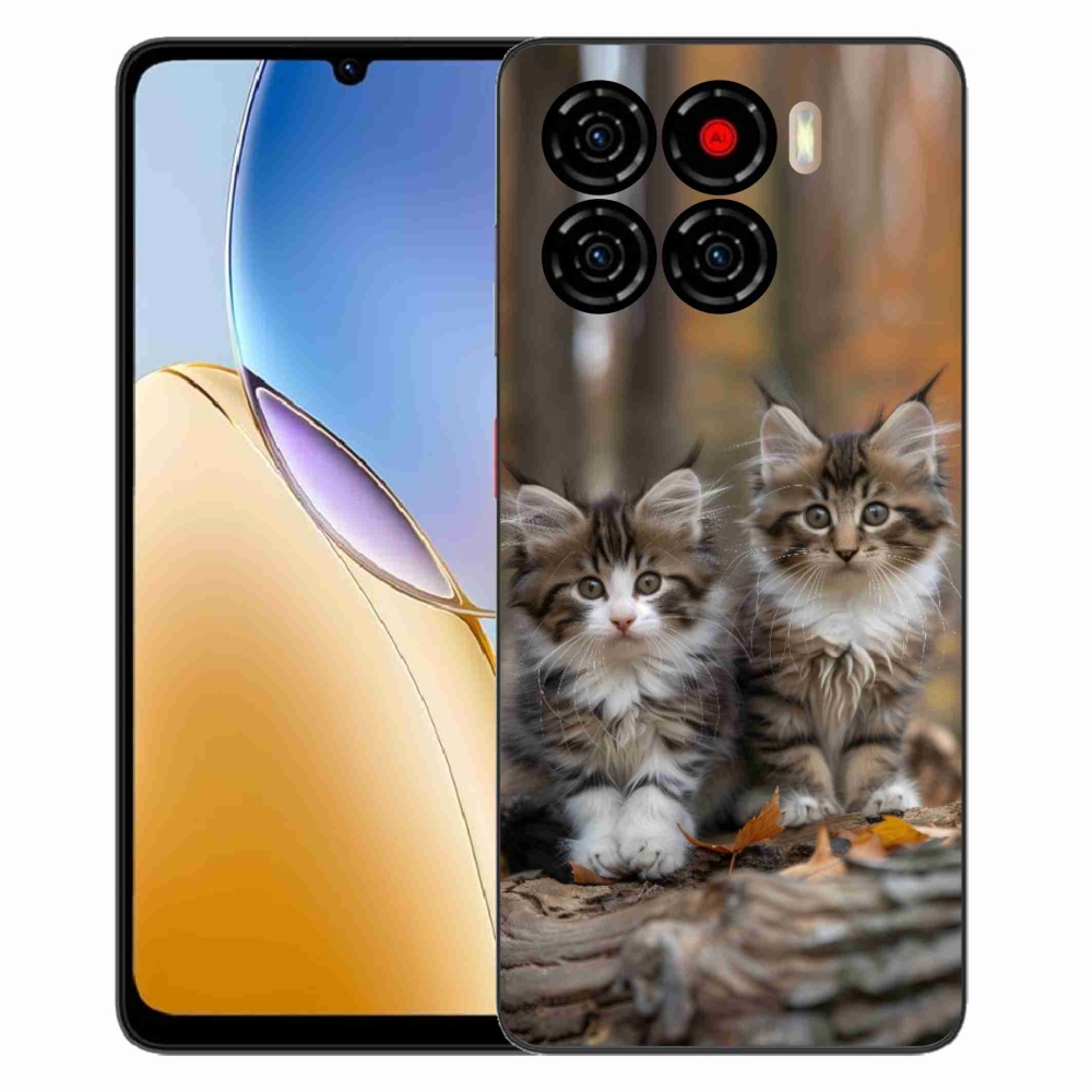 ZTE Blade A56 - cat duo 3 zselés borítás mmCase tok a ZTE Blade A56-hoz