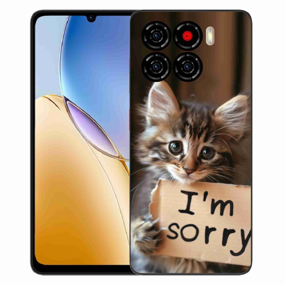 ZTE Blade A56 zselés tok mmCase - macska bocsánatkérése