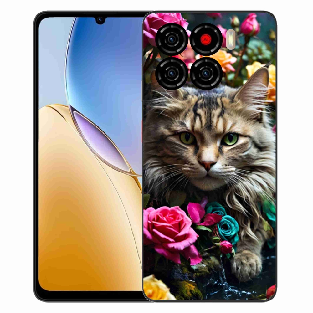ZTE Blade A56 zselés tok mmCase - macskaszem nézet 2