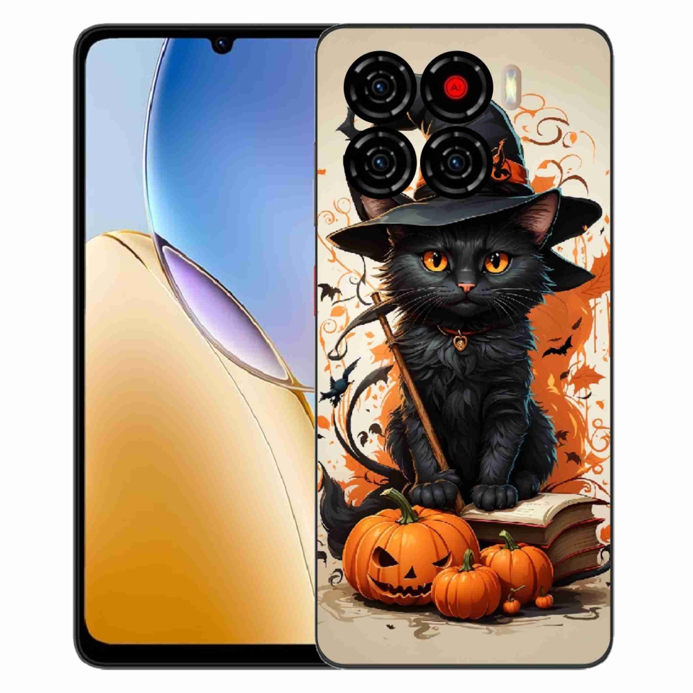 ZTE Blade A56 zselés tok mmCase - cat wizard - macska varázsló