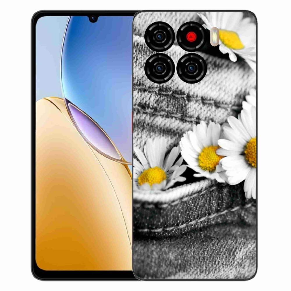 ZTE Blade A56 zselés tok mmCase - margarétás zseb