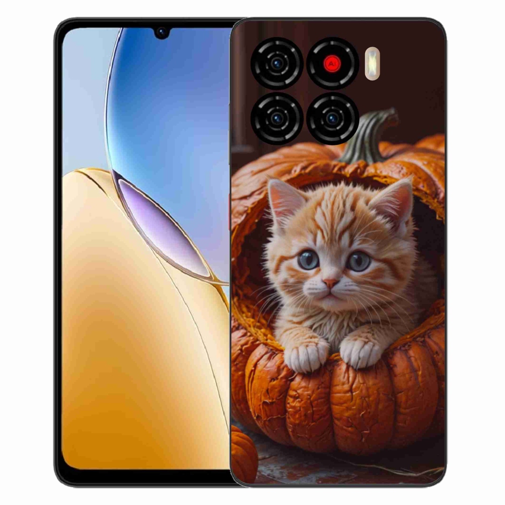 ZTE Blade A56 zselés tok mmCase - cica és tök 2
