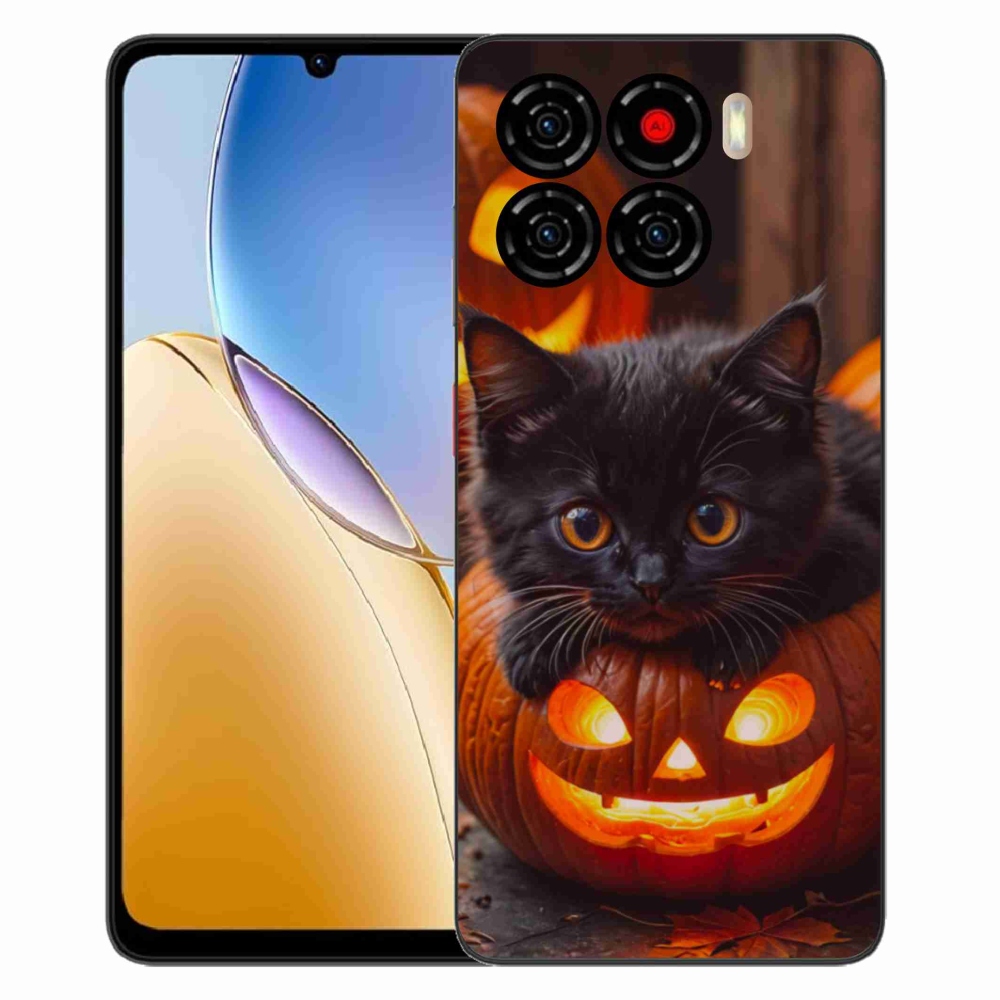 ZTE Blade A56 zselés tok mmCase - cica és tök