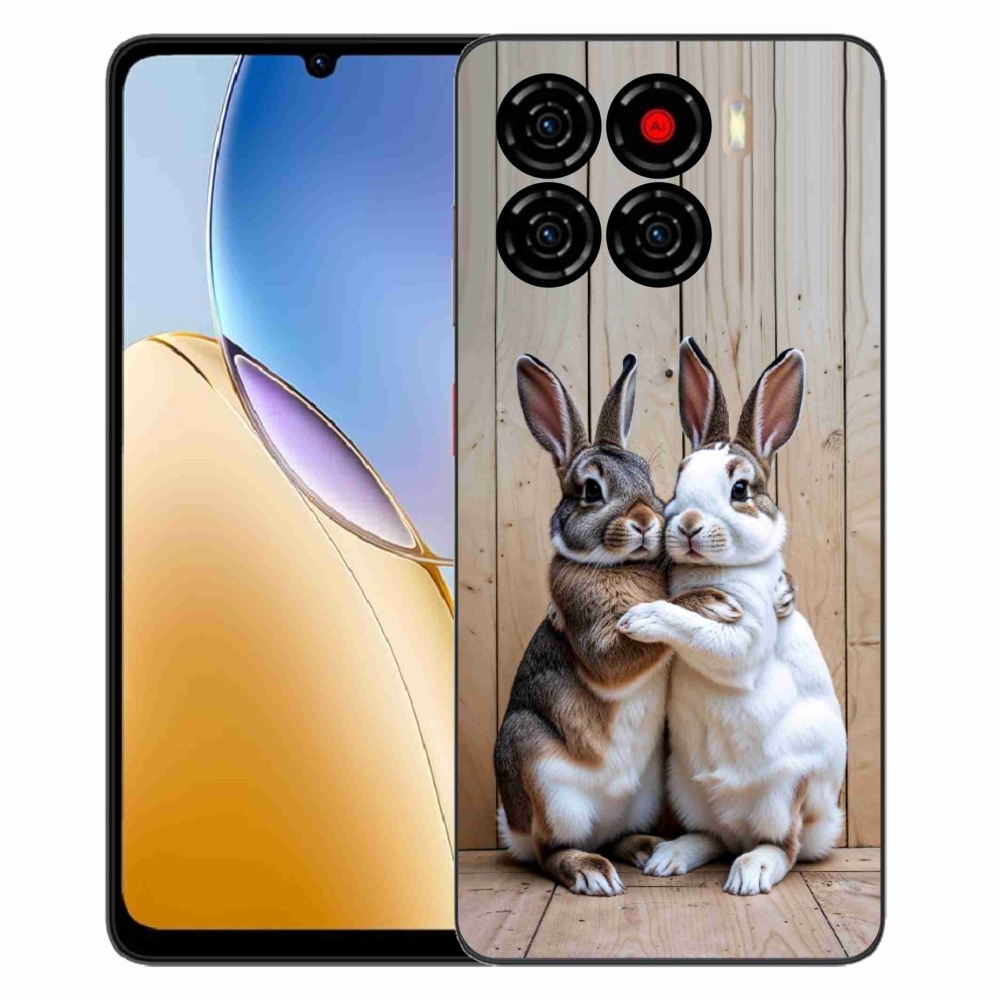 ZTE Blade A56 zselés tok mmCase - nyúl párhoz