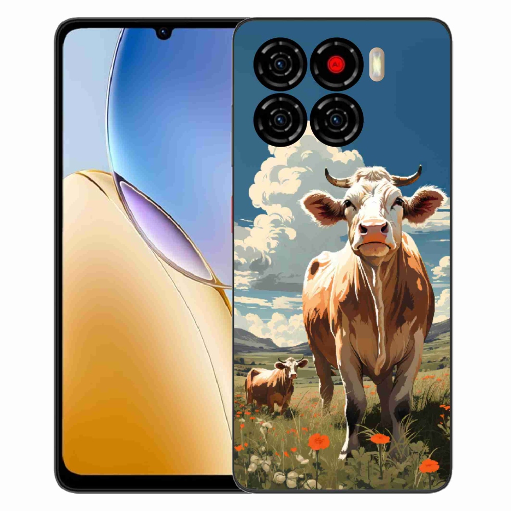 ZTE Blade A56 zselés tok mmCase - tehenek a réten